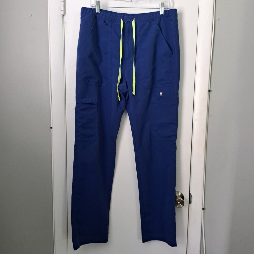 Figs Men's Cairo Cargo Royal Scrub Pants Size Medium